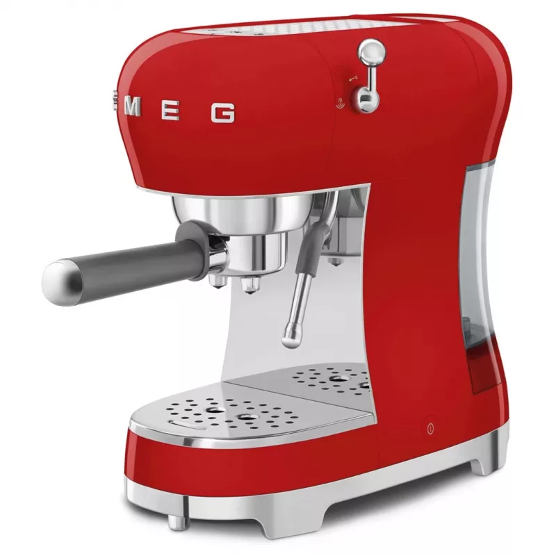 Smeg ECF02RDEU macchina per espresso manuale 50's Style 1,1 L rossa