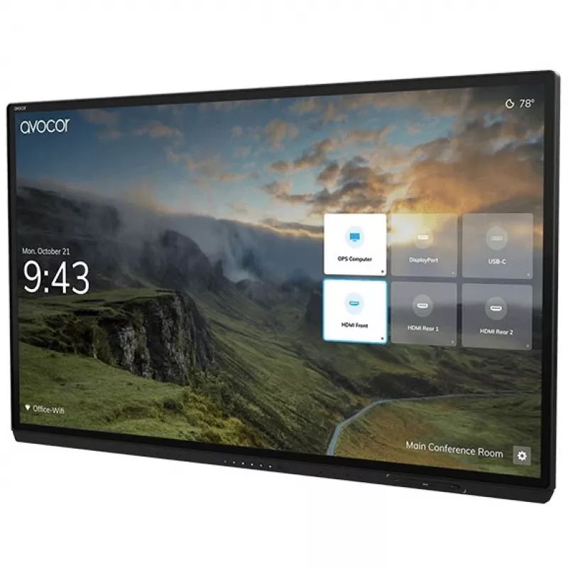 Avocor AVG-6560 display touch interattivo 4K da 65 pollici serie G