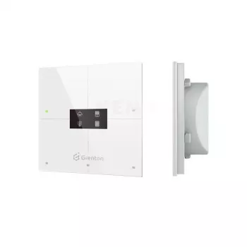 Grenton Smart Panel 4 Touch Fields OLED TF-Bus display vetro frontale bianco