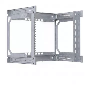 EFB Elektronik telaio posteriore per armadio a parete X-Rack 400-600mm 9U 600x500mm zincato (WGX-BF09)