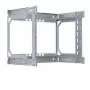 EFB Elektronik telaio posteriore per armadio a parete X-Rack 400-600mm 9U 600x500mm zincato (WGX-BF09)