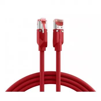 EFB-Elektronik cavo patch RJ45 Cat.6A S/FTP LSZH Draka UC900 TM21 rosso 0,25m