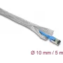 Delock guaina intrecciata per schermatura EMC autochiudente 5 m x 10 mm (20992)