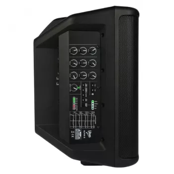 V-TONE ALPHA 8 Sistema PA a colonna attivo con batteria ricaricabile e mixer integrato, 300W RMS, woofer 8