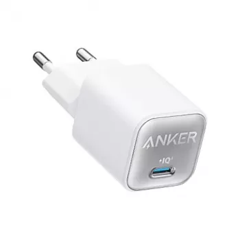 Anker Caricabatterie GaN 30W PD 3.0 USB-C bianco (A2698G21)