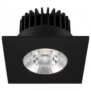 Synergy 21 Faretto LED da incasso a soffitto Helios nero - quadrato - luce neutra