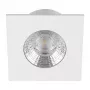 Synergy 21 Faretto LED da incasso a soffitto Helios bianco quadrato luce neutra
