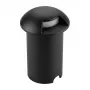 Synergy 21 Faretto LED da incasso a terra ARGOS segmento rotondo-1 IP67 luce calda - nero