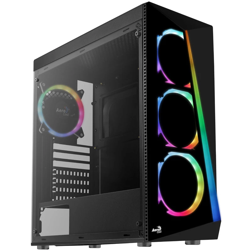 Aerocool Shard Tempered Glass Midi-Tower nero