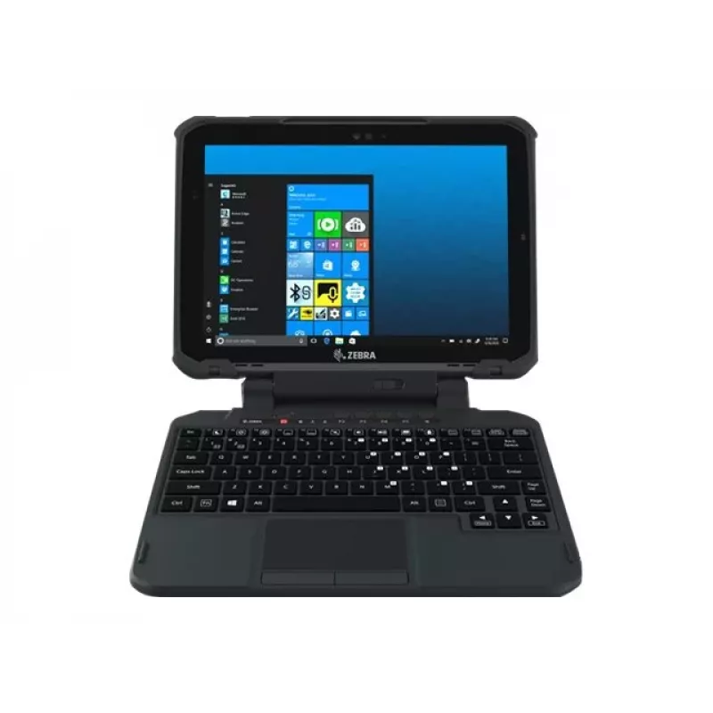 Zebra tastiera 2-in-1 con touchpad e manico estraibile - retroilluminata - QWERTY US - per Zebra ET80, ET85