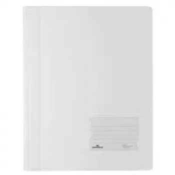 DURABLE DURALUX Cartella a fissaggio rapido A4+ Polipropilene Bianco Dorso 10 mm Capacità 250 Fogli