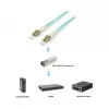 Equip Cavo patch in fibra ottica LC-LC 35m Multimodale Duplex OM3 Turchese