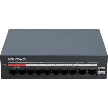 Hikvision DS-XS10-P Switch desktop 6 porte 4 porte PoE+