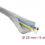 Delock Guaina intrecciata per schermatura EMC, autochiudente, 5 m x 25 mm (20995)