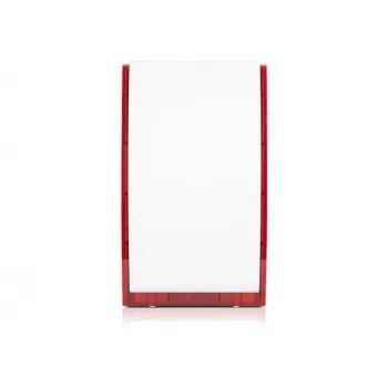 SATEL SP-4006R Sirena interna acustico-ottica, flash rosso, custodia bianca