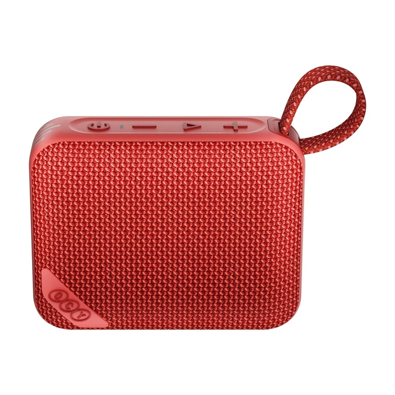 QCY SP2 Altoparlante Bluetooth portatile (Rosso) - IP67 impermeabile, illuminazione RGB, stereo TWS