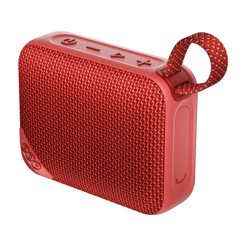 QCY SP2 Altoparlante Bluetooth portatile (Rosso) - IP67 impermeabile, illuminazione RGB, stereo TWS