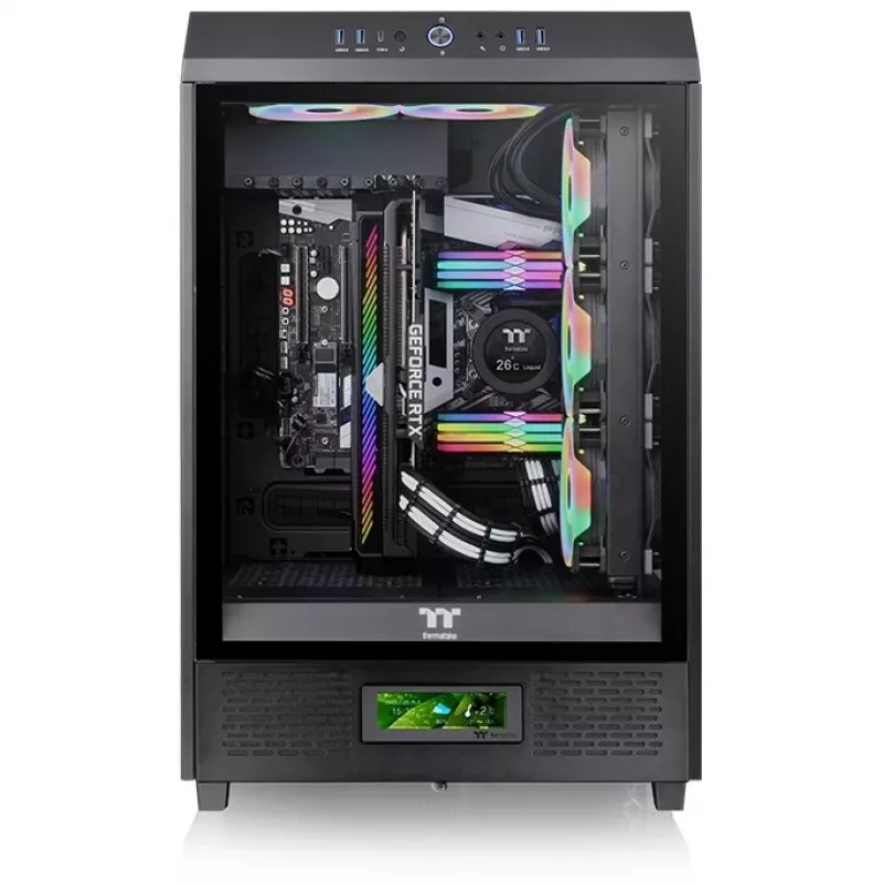 Thermaltake LCD Panel Kit Nero per The Tower 500