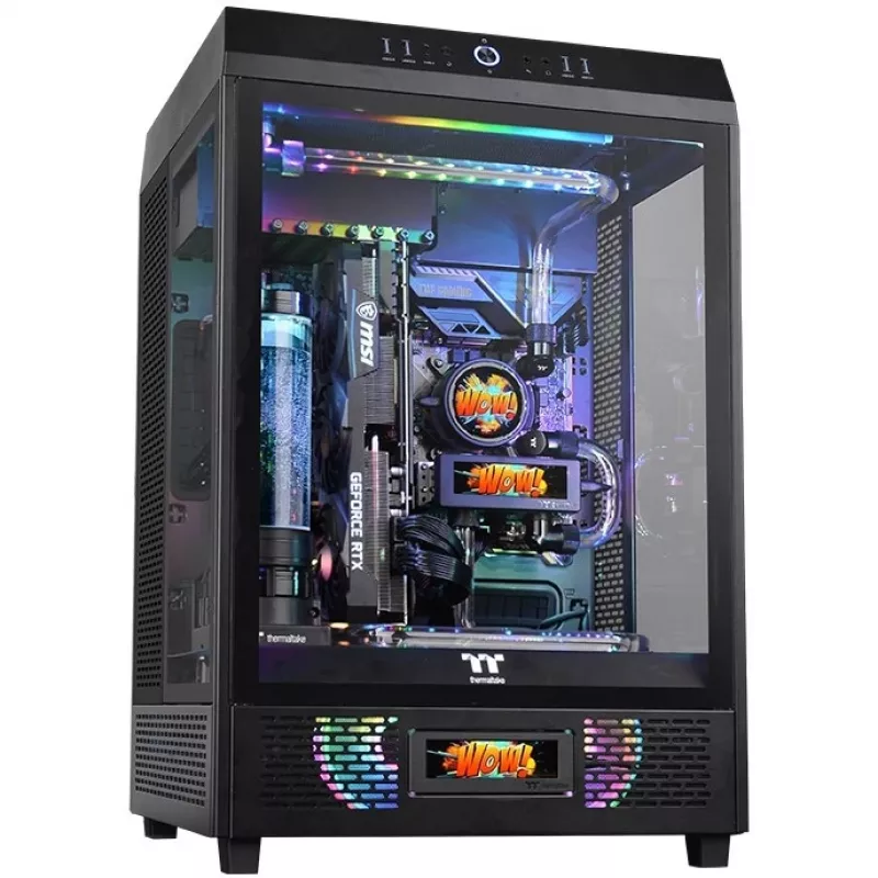 Thermaltake LCD Panel Kit Nero per The Tower 500