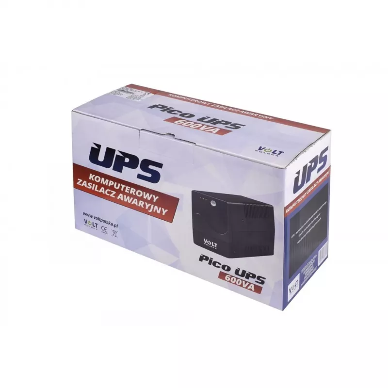 VOLT POLSKA PICO 600VA 360W UPS Gruppo di continuità Line-Interactive 2x Schuko
