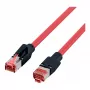 EFB-Elektronik cavo patch RJ45 Cat.6A S/FTP PUR Draka UC900 TM21 rosso 15m