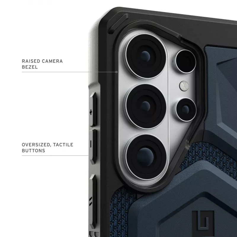 URBAN ARMOR GEAR custodia UAG Monarch Pro con modulo magnetico per Samsung Galaxy S26 Ultra (Kevlar Mallard Blue)