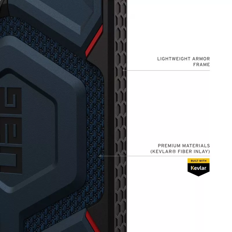 URBAN ARMOR GEAR custodia UAG Monarch Pro con modulo magnetico per Samsung Galaxy S26 Ultra (Kevlar Mallard Blue)
