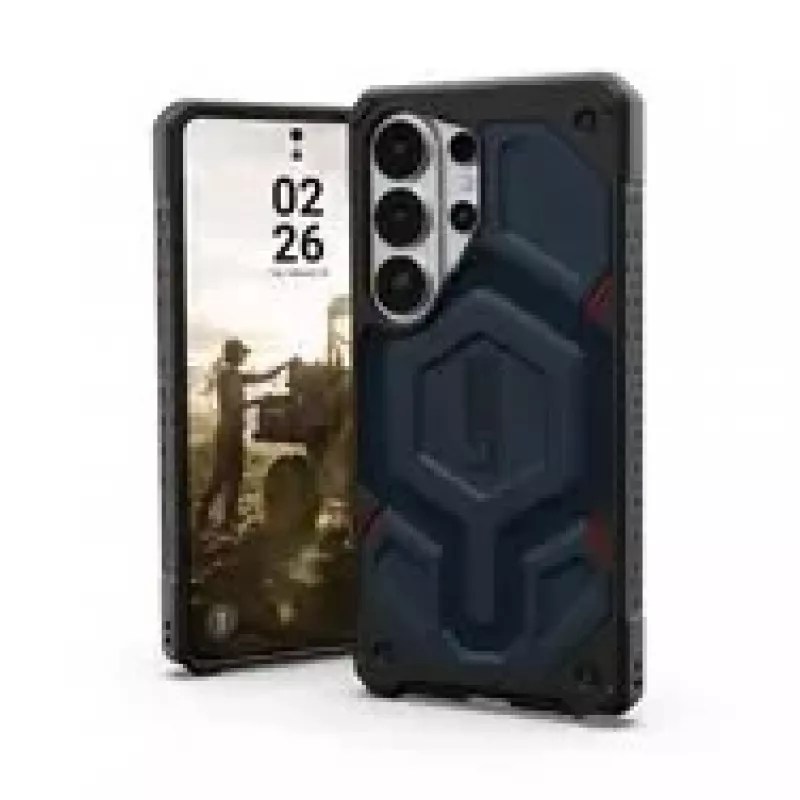 URBAN ARMOR GEAR custodia UAG Monarch Pro con modulo magnetico per Samsung Galaxy S26 Ultra (Kevlar Mallard Blue)