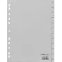 DURABLE indice mensile A4 gennaio-dicembre verticale 12 linguette polipropilene grigio (6514-10)