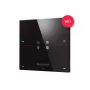 Grenton Smart Panel 4 campi touch display OLED Wi-Fi nero frontale in vetro