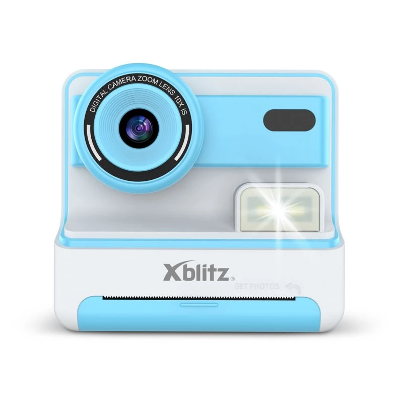 XBLITZ FLASH BLUE fotocamera istantanea con stampante termica per bambini