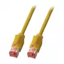 EFB-Elektronik cavo patch RJ45 Cat.5e S/UTP PUR TM21 per catene portacavi giallo 1,5m