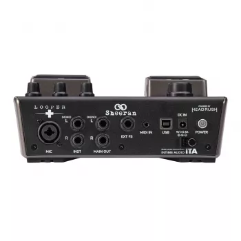 Sheeran Looper+ by HeadRush - looper e processore vocale con 2 tracce loop stereo, 4 ore di registrazione, 128 slot di memoria, effetti vocali, audio 32-bit float