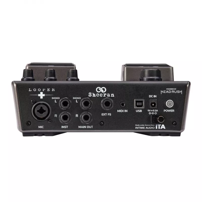 Sheeran Looper+ by HeadRush - looper e processore vocale con 2 tracce loop stereo, 4 ore di registrazione, 128 slot di memoria, effetti vocali, audio 32-bit float