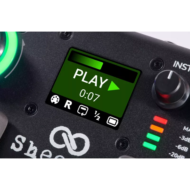 Sheeran Looper+ by HeadRush - looper e processore vocale con 2 tracce loop stereo, 4 ore di registrazione, 128 slot di memoria, effetti vocali, audio 32-bit float
