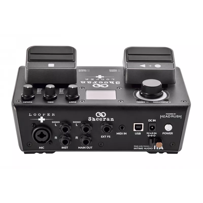 Sheeran Looper+ by HeadRush - looper e processore vocale con 2 tracce loop stereo, 4 ore di registrazione, 128 slot di memoria, effetti vocali, audio 32-bit float