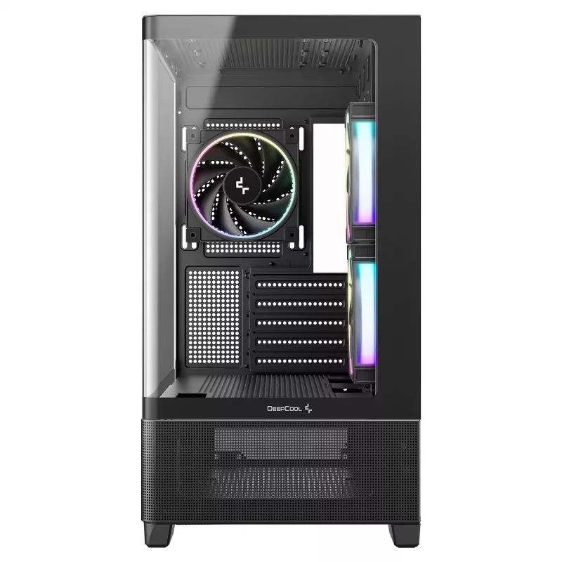 DeepCool CG380U Case Mid-Tower, vetro temperato, 3x ventole ARGB 120mm, nero