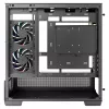DeepCool CG380U Case Mid-Tower, vetro temperato, 3x ventole ARGB 120mm, nero