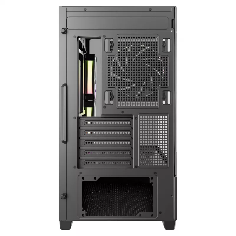 DeepCool CG380U Case Mid-Tower, vetro temperato, 3x ventole ARGB 120mm, nero