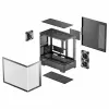 DeepCool CG380U Case Mid-Tower, vetro temperato, 3x ventole ARGB 120mm, nero