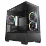 DeepCool CG380U Case Mid-Tower, vetro temperato, 3x ventole ARGB 120mm, nero