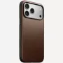 NOMAD Modern Leather Case per iPhone 17 Pro Max, pelle Horween, Rustic Brown, compatibile MagSafe