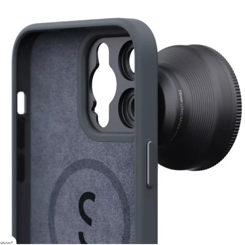 ShiftCam LensUltra Back Cover con Lens Mount per iPhone 14 Pro Max, MagSafe, nero