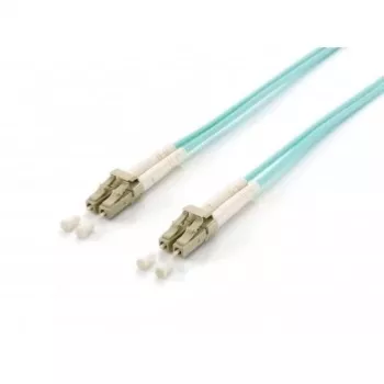 Equip cavo patch in fibra ottica LC/UPC a LC/UPC multimodale duplex OM3 10m turchese