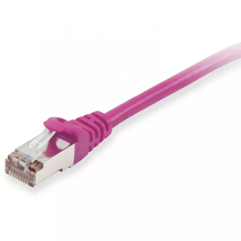 Equip cavo patch Cat.6 S/FTP RJ-45 (M) a RJ-45 (M) 0,5m viola LSZH