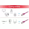 Equip cavo patch Cat.6 S/FTP RJ-45 (M) a RJ-45 (M) 0,5m viola LSZH