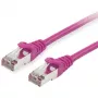 Equip cavo patch Cat.6 S/FTP RJ-45 (M) a RJ-45 (M) 0,5m viola LSZH