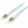 Equip cavo patch in fibra ottica LC-LC 30m multimodale duplex OM3 turchese LSZH