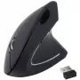 Equip 245110 mouse wireless ergonomico verticale - per destrimani - 2,4 GHz - ricevitore USB - nero
