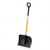 Fiskars 1057189 Pala da neve in metallo nero, arancione